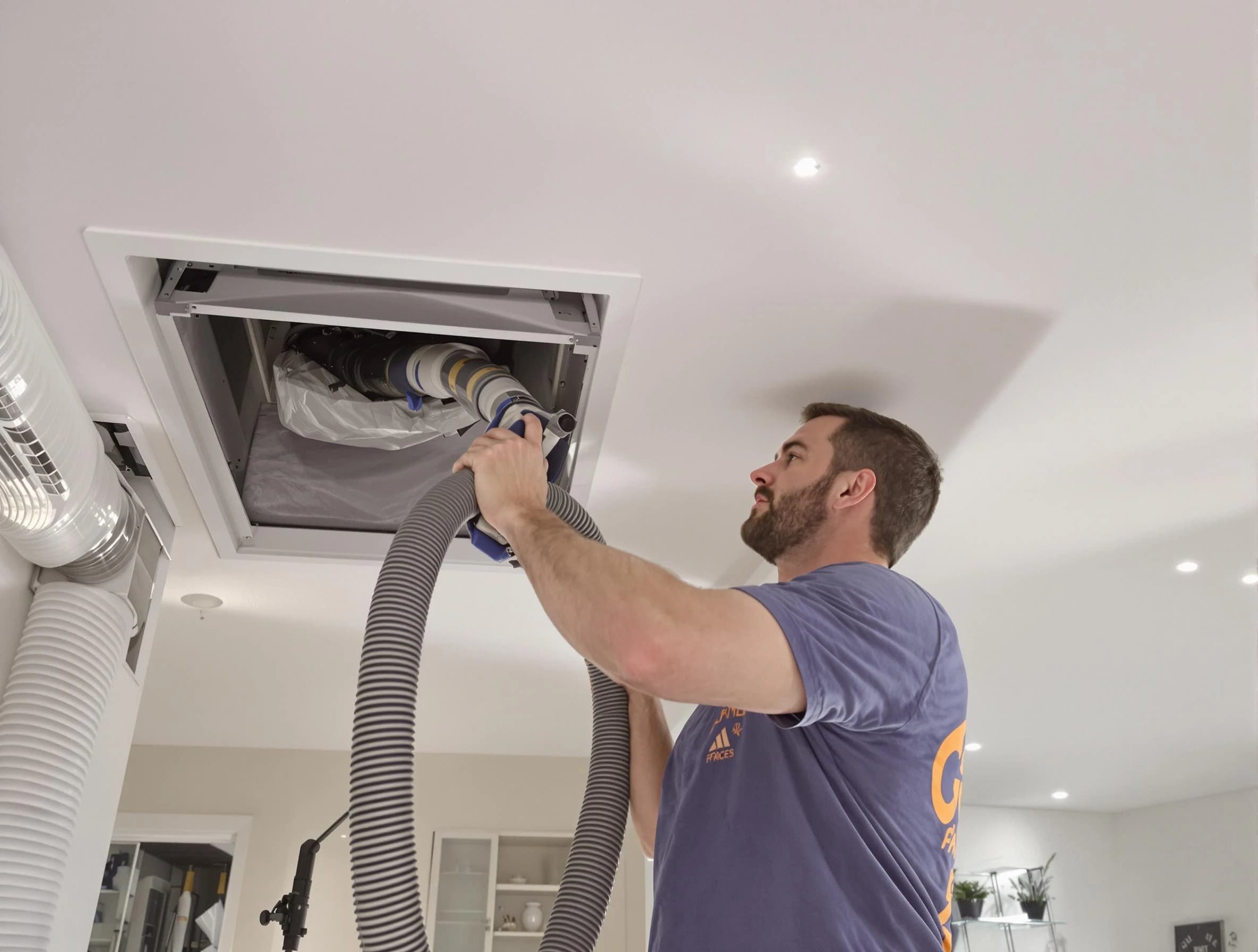 Precision indoor duct cleaning by Farmington Air Duct Cleaning in Farmington
