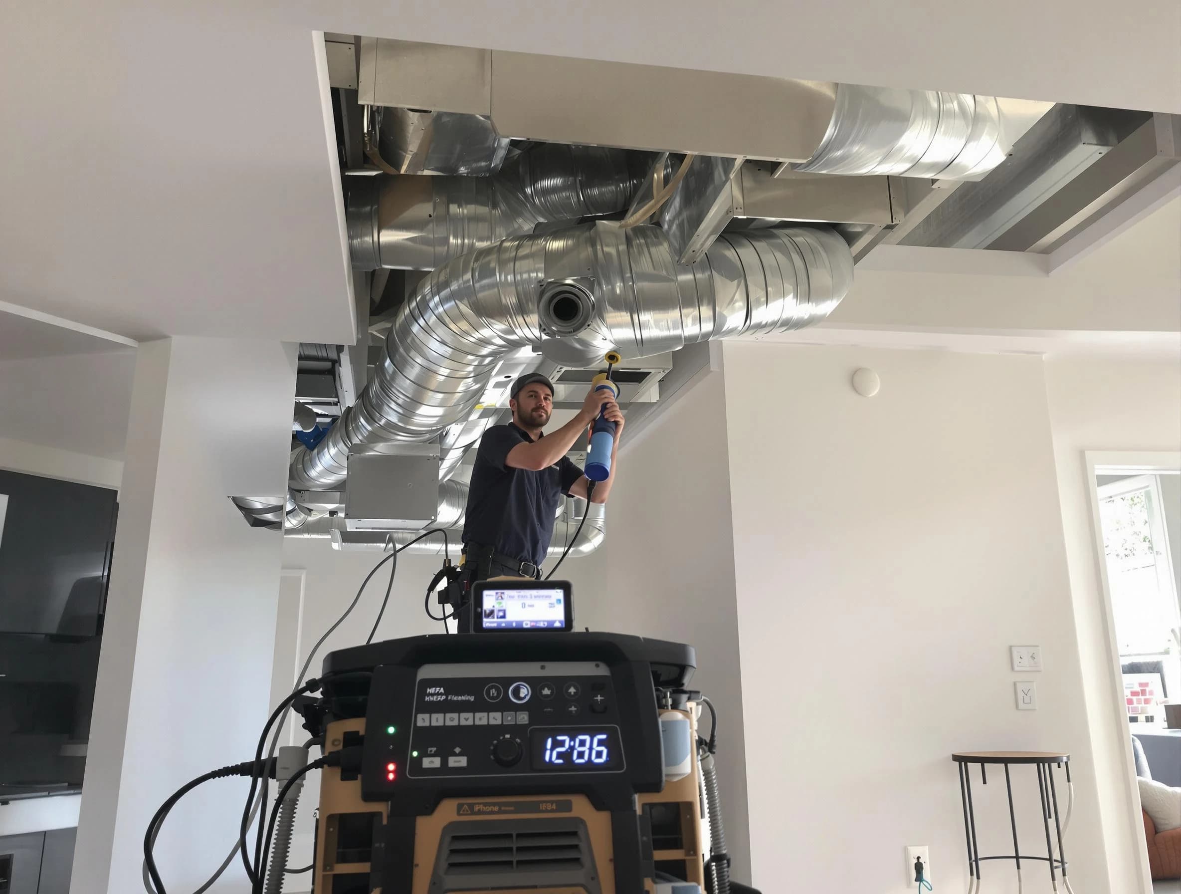 Advanced pure air duct cleaning by Farmington Air Duct Cleaning in Farmington