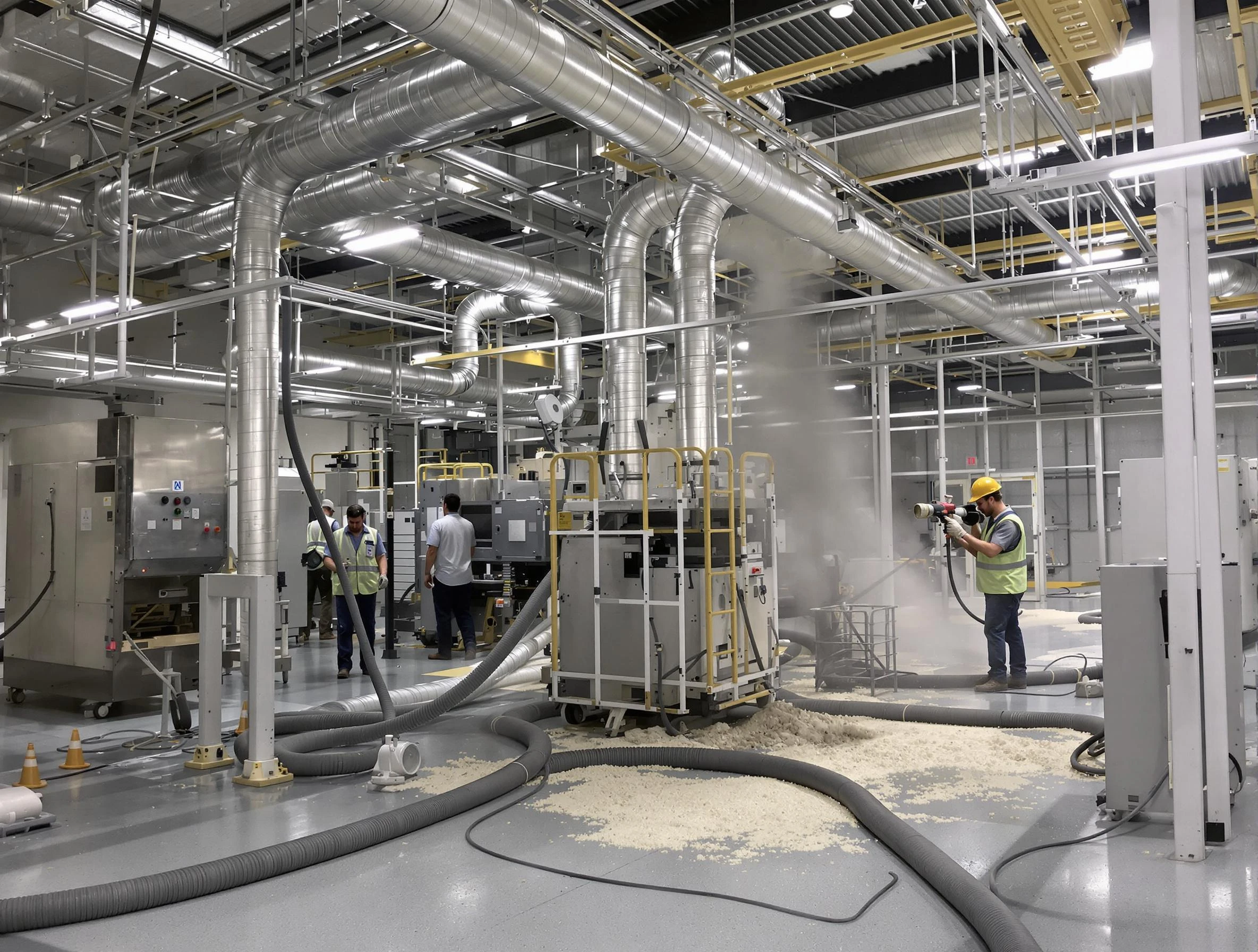 Heavy-duty industrial duct cleaning by Farmington Air Duct Cleaning in Farmington